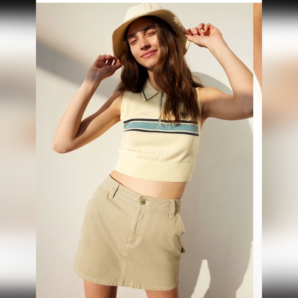 NWT TNA Bellan Utility Mini Skirt